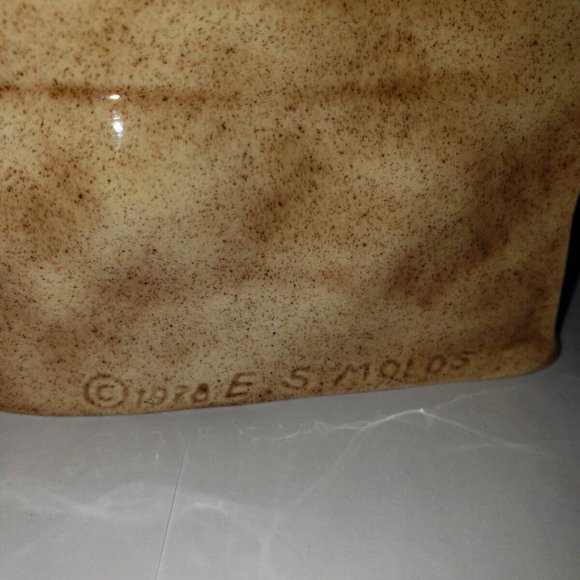 Vintage 1978 Large Ceramic Paper Grocery Bag Cookie Jar - Picture 11 of 13